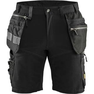Blåkläder 1598 Håndværker shorts med stretch / Håndværker shorts med stretch - C58 - Sort