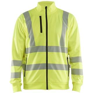 Blåkläder 3563 High vis Sweatshirt Full zip / High vis Sweatshirt Full zip - 4XL - High Vis Gul