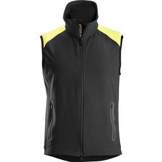 Snickers 8029 flexiwork, neonfarvet vest sort/neon gul 2XL
