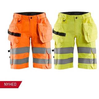 Blåkläder 1586 High Vis Shorts med stretch / High Vis Arbejdsshorts med stretch - C48 - High Vis Rød