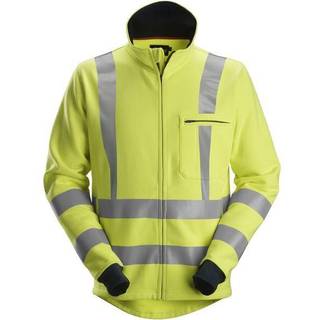 Snickers Sweatjakke hv-viz kl. 3 gul/navy 3xl