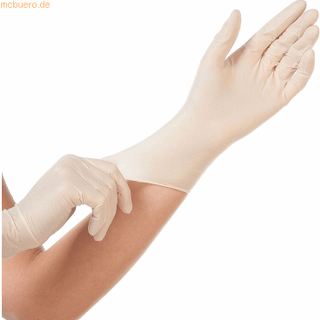 Latexhandske Classic medium pudderfri natur