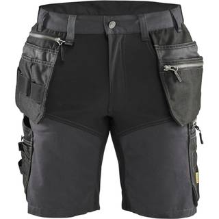 Blåkläder 1598 Håndværker shorts med stretch / Håndværker shorts med stretch - C48 - Mellemgrå/Sort