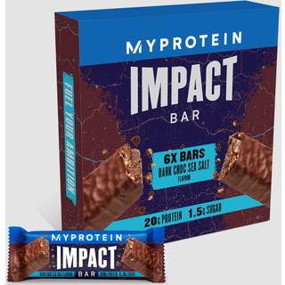 Impact Protein Bar - 6 x 64g - Mørk chokolade & havsalt