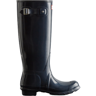 Hunter Boots Women's Original Tall Gloss Gummistøvler Damer størrelse 37 farve blå