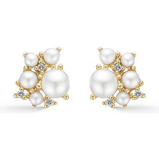 Mads Z Diamond Cloud Øreringe 14kt 1513070