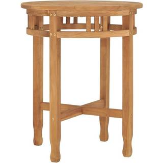 bistrobord Ø60x75,5 cm massivt teaktræ