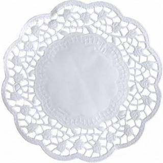 Kagepapir Ø14cm 40 g/m2 papir udhugget rund hvid