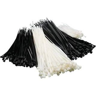 Kabelbindere/strips 4,8x 370 mm., sort | Sort, 100 stk. pakke | PRIS-MATCH
