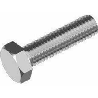 Sekskantskrue (bolt), rustfrit syrefast stål (A4 / AISI 316, marinklasse), M6 x 25 mm, 10-pak