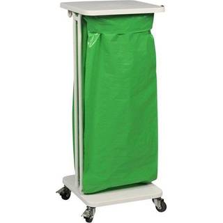Sækko-Boy med låg 60 ltr Hvid 850 x 355 x 355 mm
