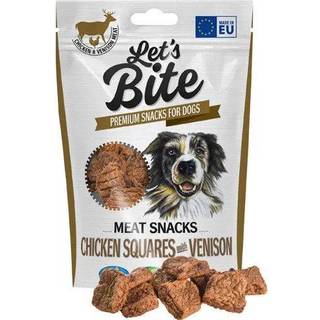 Lets Bite Meat Snacks, vildt & kylling - 80 g