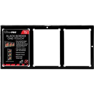 35PT 3-Card Black Border UV ONE-TOUCH Magnetic Holder