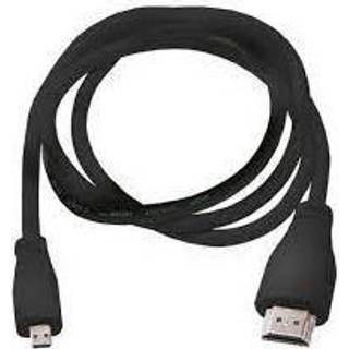 Officiel Raspberry Pi Micro HDMI Kabel - 2m - Sort