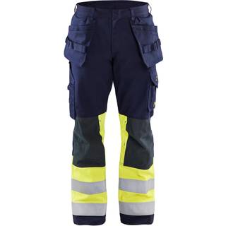 Blåkläder 1479 Multinorm Håndværker Buks / Multinorm Håndværker Arbejdsbuks - D92 - Marineblå/High Vis Gul