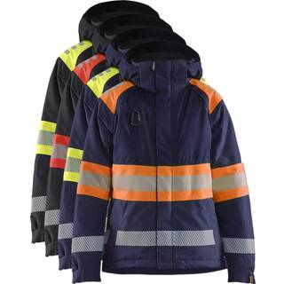 Blåkläder 4470 Dame High Vis Vinterjakke / Dame High Vis Vinterjakke - 2XL - Marineblå/High Vis Orange