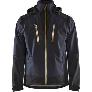 Blåkläder 4749 Softshell Jakke / Softshell Arbejdsjakke - S - Mørk Marineblå/Gul