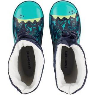 Start Rite Start Rite Little Puddle Tie Top Dinosaur Wellies