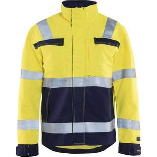 Blåkläder 4087 Multinorm Arbejdsjakke / Multinorm Arbejdsjakke - XS - High Vis Gul/Marineblå