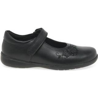 Start Rite Start Rite Wish Rip-Tape Black Leather Pretty School Shoes F & G Fit