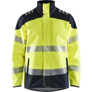 Blåkläder 4948 Multinorm Softshell Jakke Inherent / Multinorm Softshell Arbejdsjakke Inherent - S - High Vis Gul/Marineblå