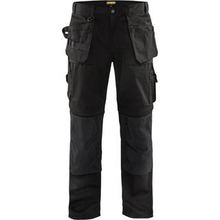 Blåkläder 1538 Håndværker Buks zip-off / Håndværker Arbejdsbuks zip-off - D96 - Sort