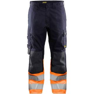 Blåkläder 1488 Multinorm Buks Inherent / Multinorm Arbejdsbuks Inherent - D100 - Marineblå/High Vis Orange