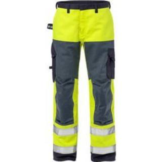 Fristads 125940 Flame Hi Vis bukser kl.2, 2585 / Arbejdsbukser Hi-Vis gul/Marine C48