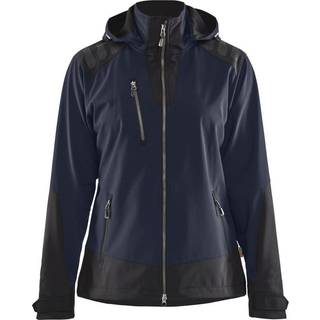 Blåkläder 4719 Dame Softshell Jakke / Dame Softshell Arbejdsjakke - S - Mørk Marineblå/Sort