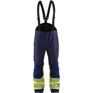Blåkläder 1877 High Vis Skalbuks / High Vis Skalbuks - SS - Sort/High Vis Gul