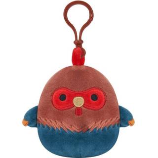 Squishmallows Brown and Blue Rooster - 9 cm P15 Clip On