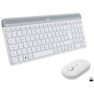 Logitech Slim Wireless Combo MK470 - Tastatur & Mus sæt - Italiensk - Grå