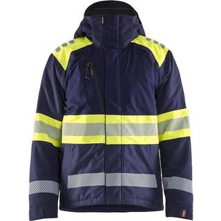 Blåkläder 4480 High Vis Vinterjakke / High Vis Vinterjakke - L - Marineblå/High Vis Gul