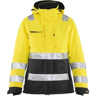 Blåkläder 487219873399XXL Hi-vis jakke Kvinder, Høj synlighed gul/sort, vinter Stl XXL