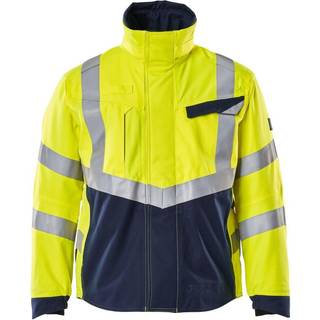 MASCOT MULTISAFE vinterjakke, hi-vis gul/mørk marine - XL