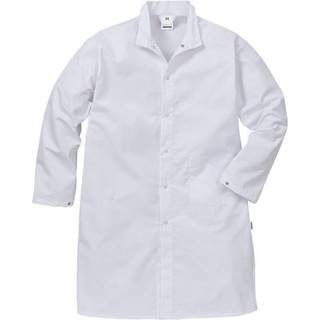 Fristads 113840 Fødevare lang kittel 3004 Hvid 3XL