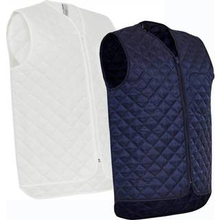 Termovest u/krave quiltet 162500 hvid Str. XS