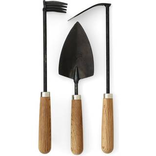 Audo Copenhagen - Pallares x Menu Plant Tools, Set of 3 - Blomsterkasser - Træ farvet,Sort