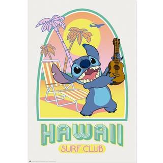 STITCH - Hawaii Surf Club - Poster 61x91cm