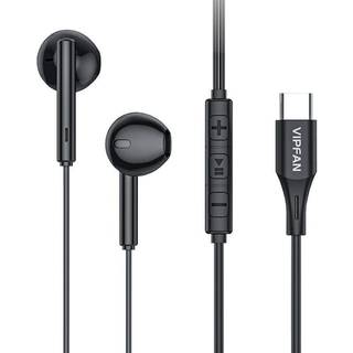 Trådløse In-ear Hovedtelefoner Vipfan M18, USB-C (sort)