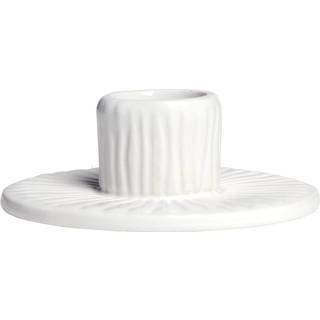 Mateus Stripes Lysestage 8 Cm - Lysestager Keramik Hvid - EK08ST