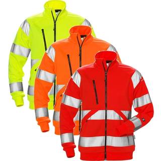Fristads 126535 Hi Vis Sweatjakke dame kl.3 7427 SHV / Arbejdsjakke Rød M
