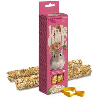 Little One Sticks Puffede ris og nødder, 2x55 g Gnavergodbid