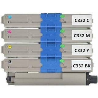 Kompatibel toner OKI C332/MC363 - 46508712, 4 stk. rabatpakke 12500 sider