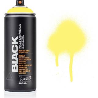 Montana BLACK Spraymaling, 400ml. True Yellow