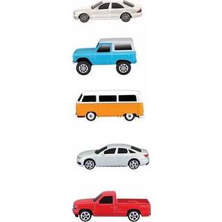 Car Mania Diecast legetøjsbiler 5-pak - flere varianter - assorteret (På lager i varehus)