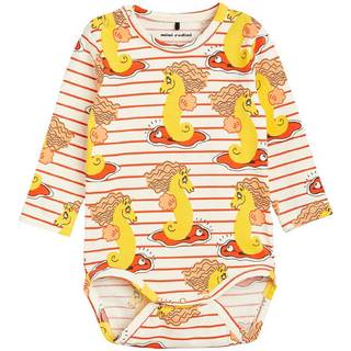 Mini Rodini Baby printed cotton-blend bodysuit - red - M 6