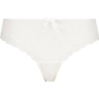 Hunkemöller Lola brazilian trusse, hvid, Størrelse: XS, Dame