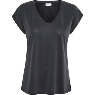 Kaffe KAlise T-shirt - Sort - Str XS - Damer