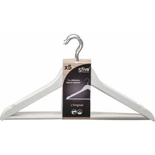 Bøjle (5 stk.) - Hvid - 44,5cm x 1,2cm x 23cm - Elvira